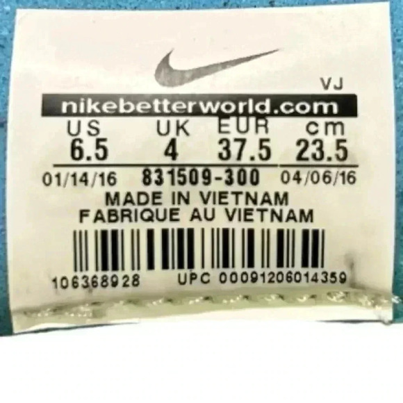 Nike Women's Free Run Natural Lace Up Sneakers Size 6.5 - Picture 5 of 7